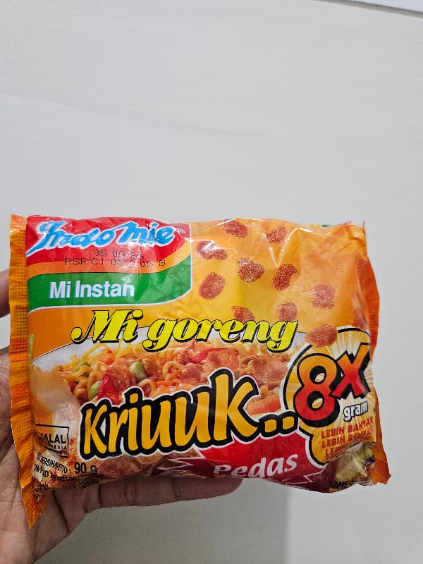 Indomie Mi Goreng Kriuk Pedas 1